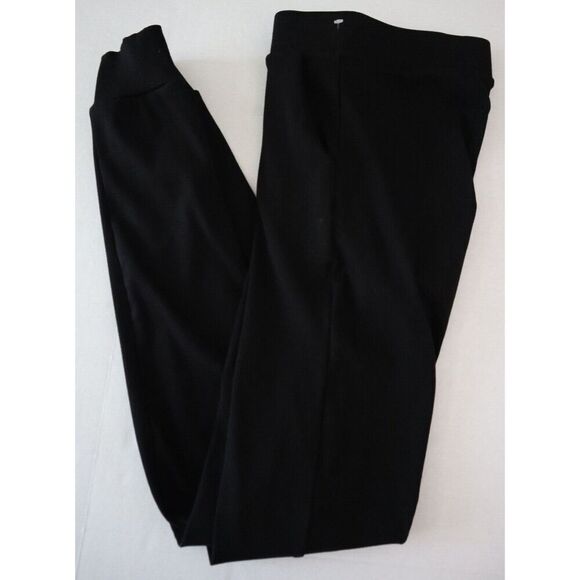 Naked Wardrobe P0083 Women's Sz S Black Snatched High Waist Ribbed Joggers - Picture 9 of 10